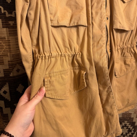 Women’s Versona Fur Lined Cargo Jacket, Size L, 100% Cotton - Picture 7 of 11